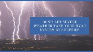 HVAC system severe weather